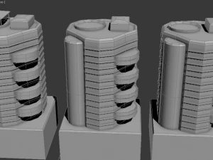 3 kinds of apartament 3D Model