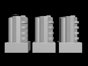 3 kinds of apartament 3D 模型