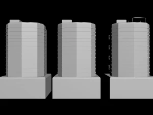 3 kinds of apartament 3D Model