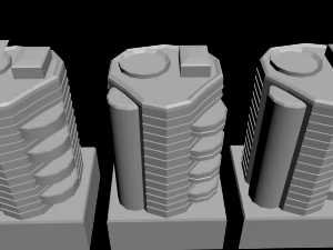 3 kinds of apartament 3D Model