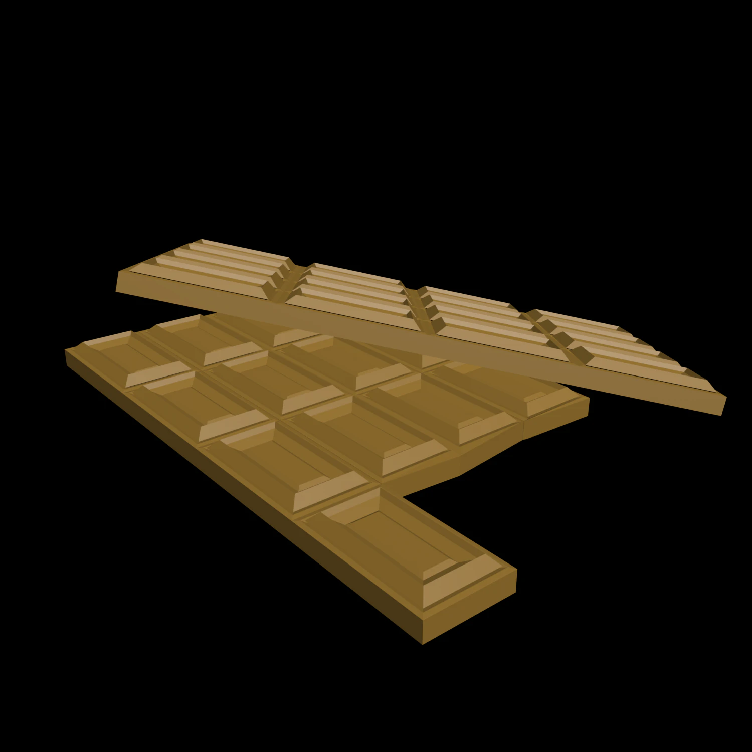 チョコレート 3Dモデル .c4d .max .obj .3ds .fbx .stl .blend 