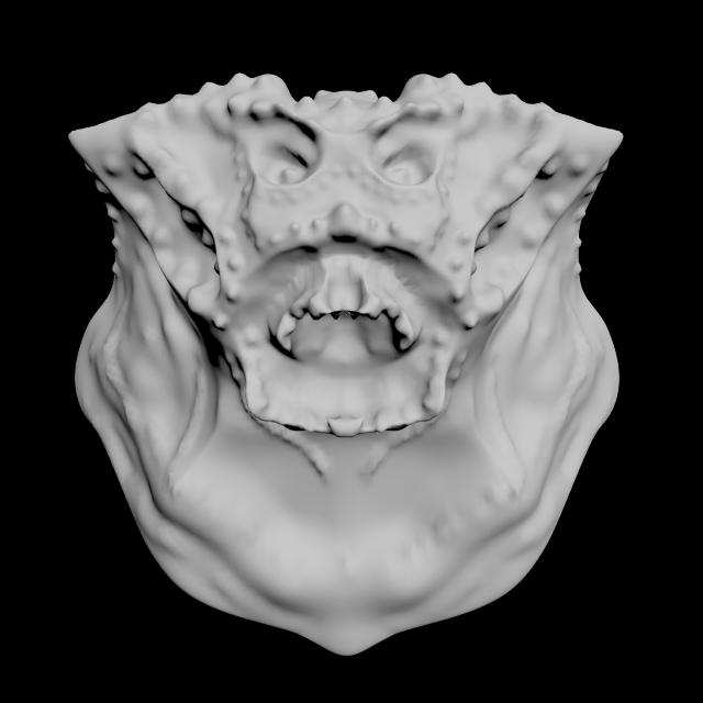 monsters sculpture Model 3D .c4d .max .obj .3ds .fbx .stl .blend 