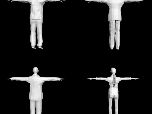 set characters Modèle 3D