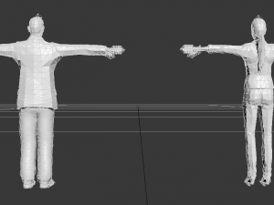 set characters Modèle 3D