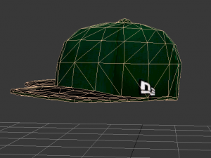 low poly caps 3D Model