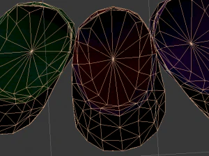 low poly caps 3D Model