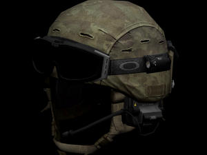 military helmet 3D मॉडल