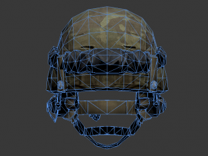 military helmet Model 3D