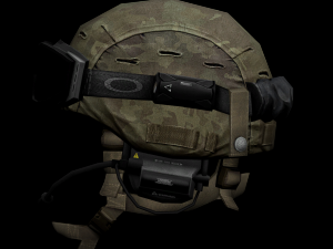 military helmet Model 3D