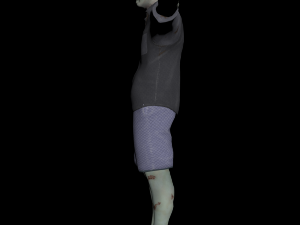 zombie character rigged Modelo 3D
