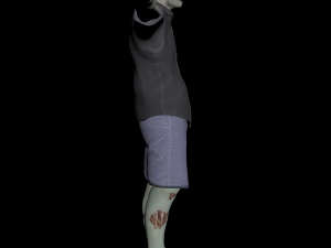 zombie character rigged Modelo 3D