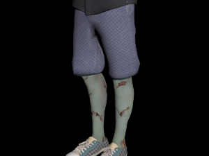zombie character rigged Modelo 3D