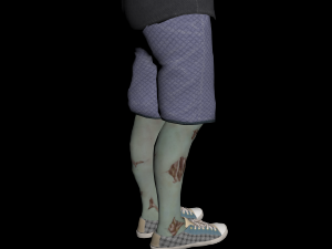 zombie character rigged Modelo 3D