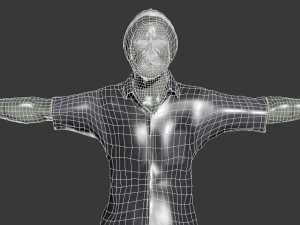 zombie character rigged Modelo 3D