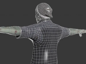 zombie character rigged 3D Model