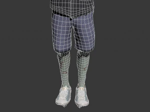 zombie character rigged 3D Model