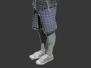 zombie character rigged Modelo 3D