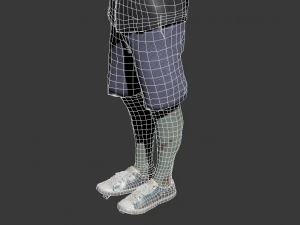 zombie character rigged 3D Model