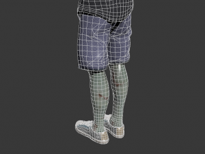 zombie character rigged Modelo 3D