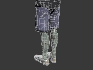 zombie character rigged 3D Model