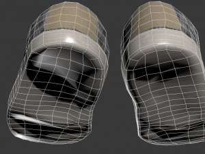 sneakers high poly Model 3D