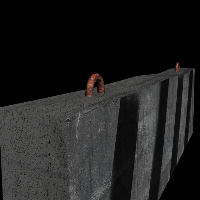 roadblock 3D Модель .c4d .max .obj .3ds .fbx .stl .blend 