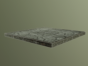 fagstone low poly Model 3D