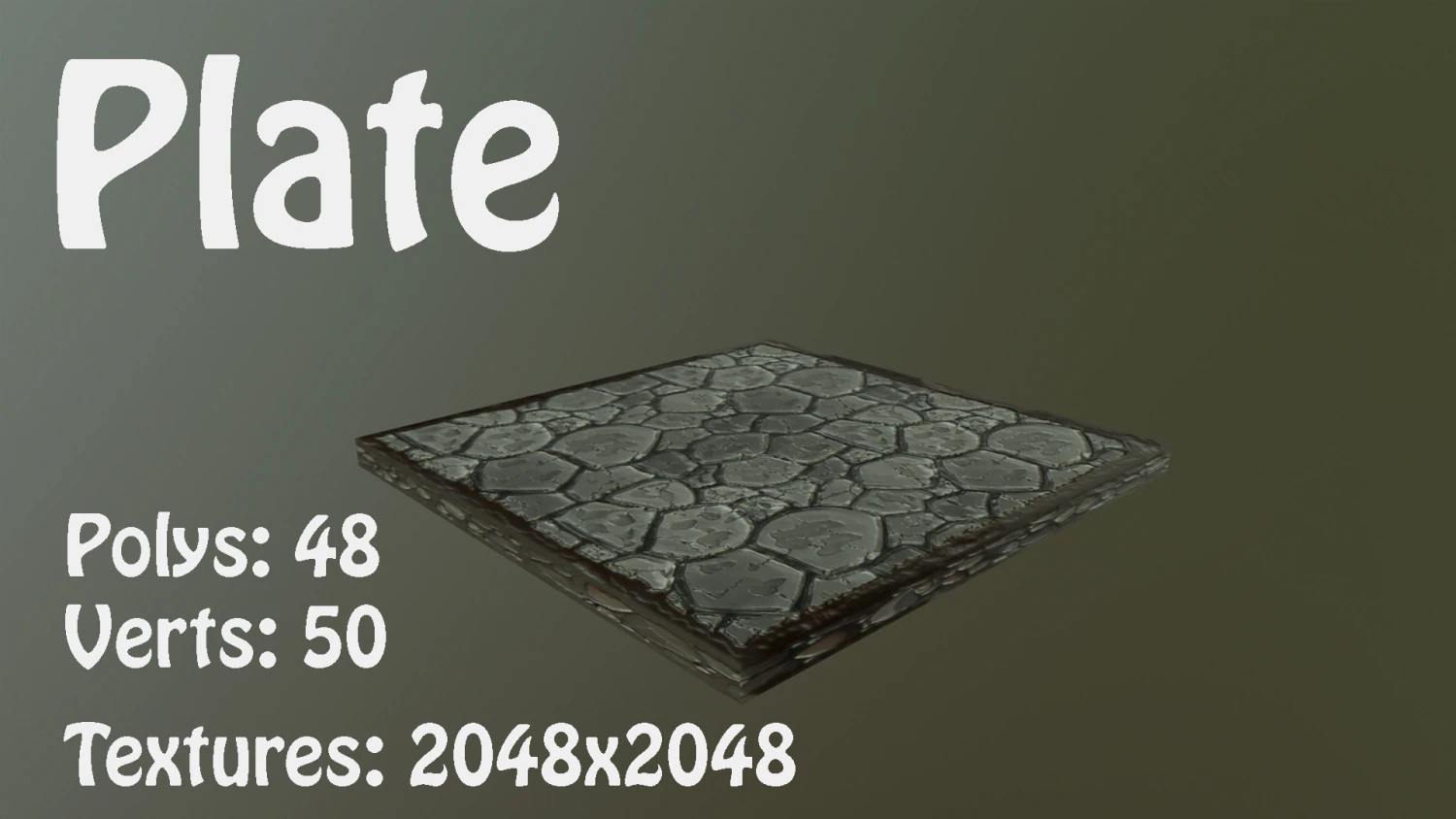 fagstone low poly 3D Model .c4d .max .obj .3ds .fbx .stl .blend