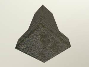 low poly statue 3Dモデル