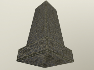 low poly statue 3Dモデル