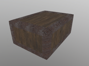 low poly box 3D Model