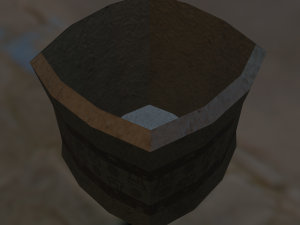 low poly big flowerpot 3D Model