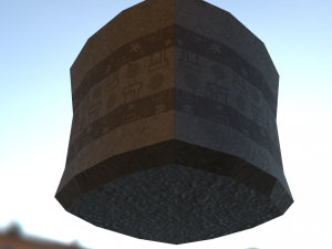 low poly big flowerpot 3D Model