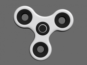 high poly spinner free Model 3D