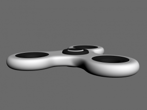 high poly spinner free Model 3D