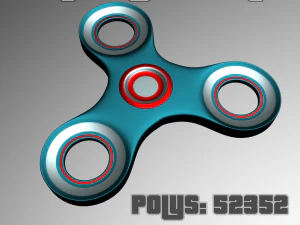 hoge poly-spinner 3D Model