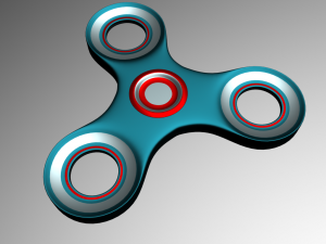 high poly spinner Modelo 3D