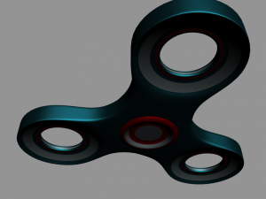 high poly spinner Modelo 3D