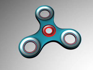 ハイポリスピナー 3Dモデル