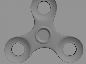 high poly spinner Modelo 3D