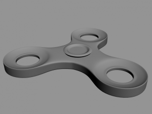 high poly spinner Modelo 3D