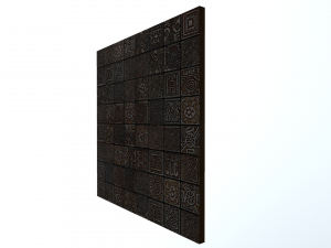low poly plate 3D Модель