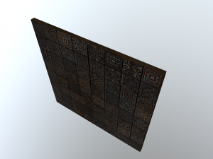 low poly plate 3D Модель