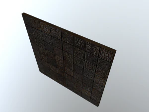 low poly plate 3D Model