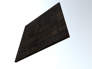 low poly plate 3D Модель