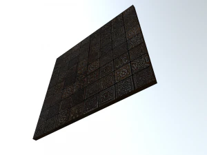 low poly plate 3D Model