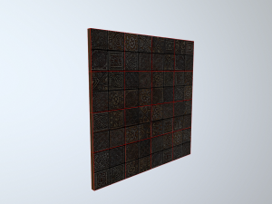 low poly plate 3D Модель