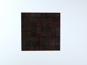 low poly plate 3D Модель