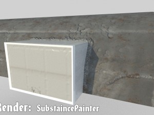 low poly hangar 3D-Modell