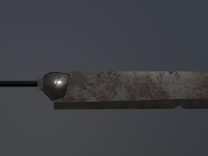 low poly sword 3D 模型